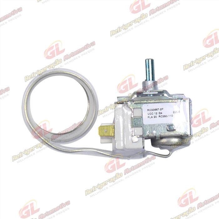 Termostato Universal Rotativo Robertshaw Blindado Capilar 900mm OEM:30415210
