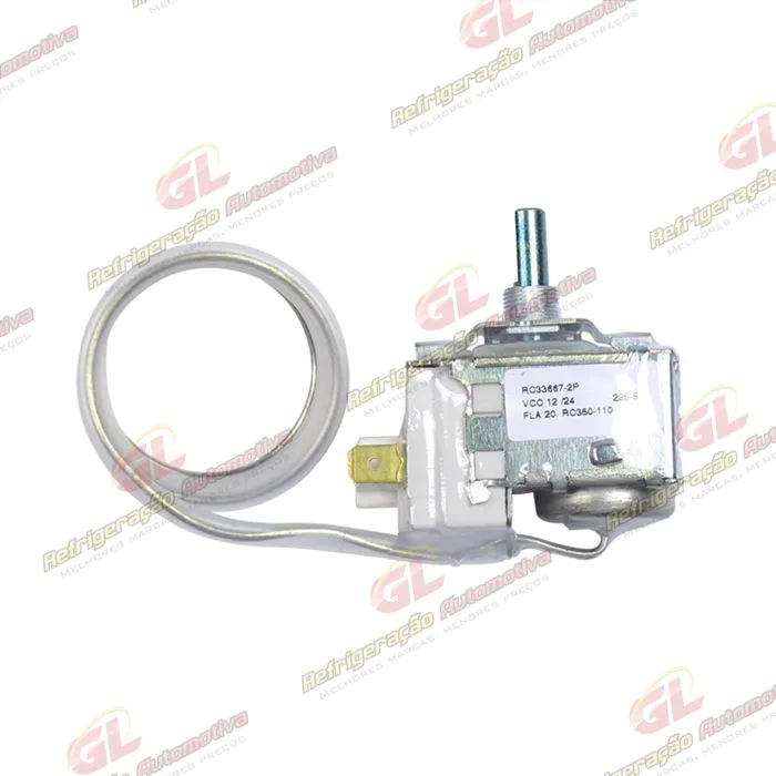 Termostato Universal Rotativo Robertshaw Blindado Capilar 900mm OEM:30415210
