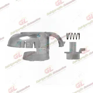 Acrílico do Interruptor do Comando de Ventilação do Painel VolksWagen Fox 2004 Até 2007 Completo