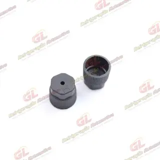 Tampa Plástica De Alta da Válvula de Serviço R134a 6 e 8mm Pacote Com 10 Pçs