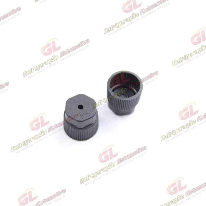 Tampa Plástica De Alta da Válvula de Serviço R134a 6 e 8mm Pacote Com 10 Pçs