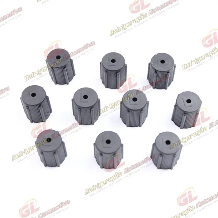 Tampa Plástica De Baixa da Válvula de Serviço R134a 10mm Pacote Com 10 Pçs — foto 2