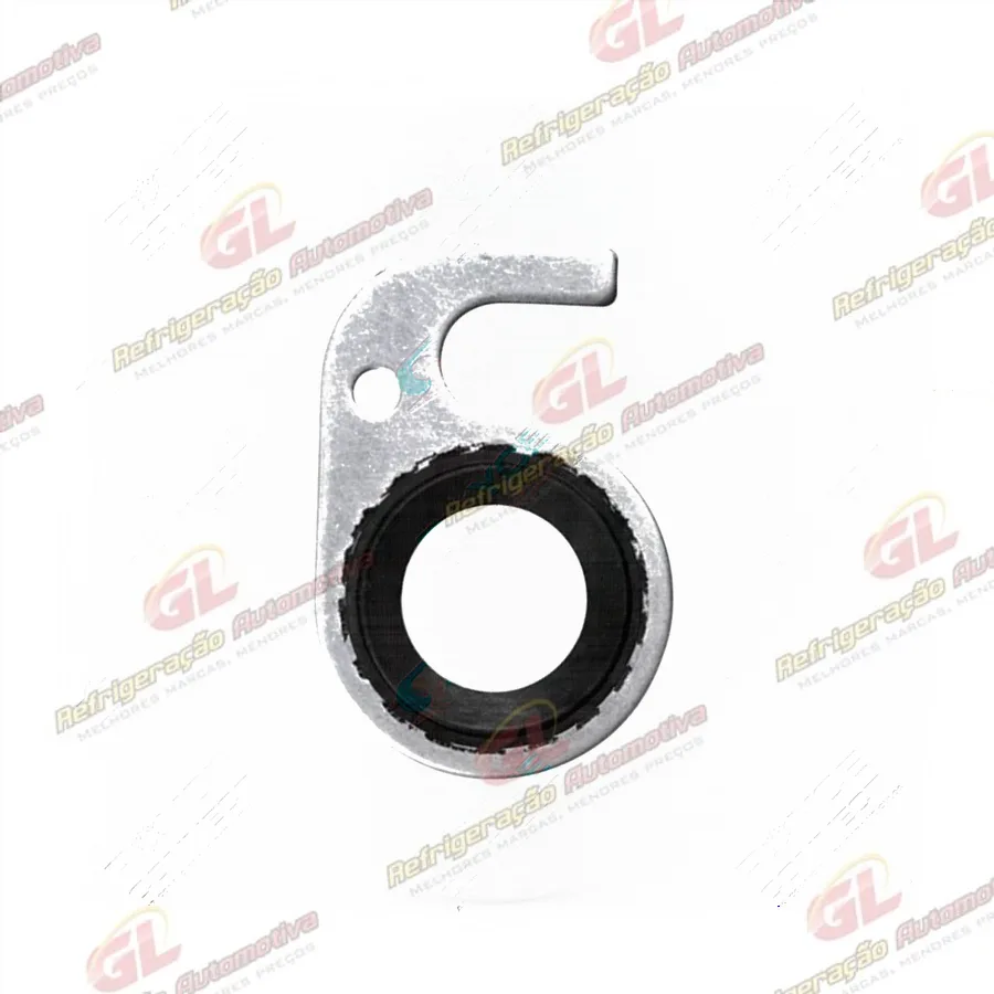 Arruela de Vedação de Sucção do Compressor Sanden 29x17x2,5mm