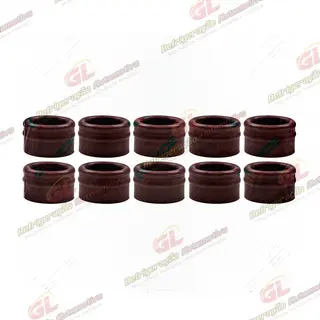 Anel O´ring de 8mm do Compressor Peugeot 206/ 307/ Citroën - Pacote com 10 Pçs