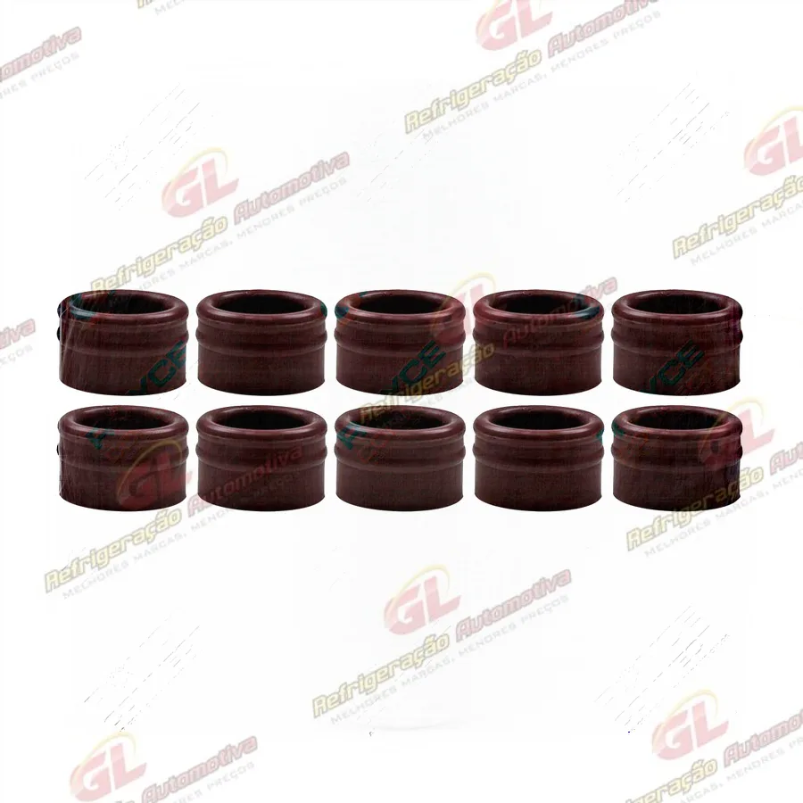 Anel O´ring de 8mm do Compressor Peugeot 206/ 307/ Citroën - Pacote com 10 Pçs