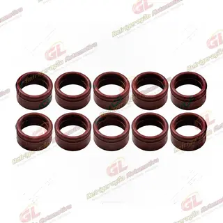 Anel O´ring de 10mm do Compressor Peugeot 206/ 307/ Citroën - Pacote com 10 Pçs