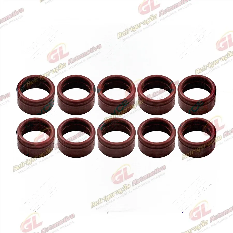 Anel O´ring de 10mm do Compressor Peugeot 206/ 307/ Citroën - Pacote com 10 Pçs