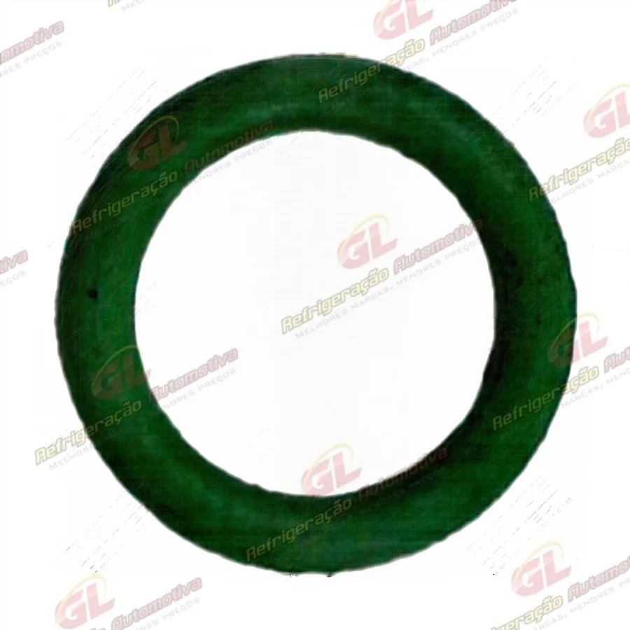 Anel O´ring 7x1,5mm HNBR verde R134a - Pacote 50 Pçs