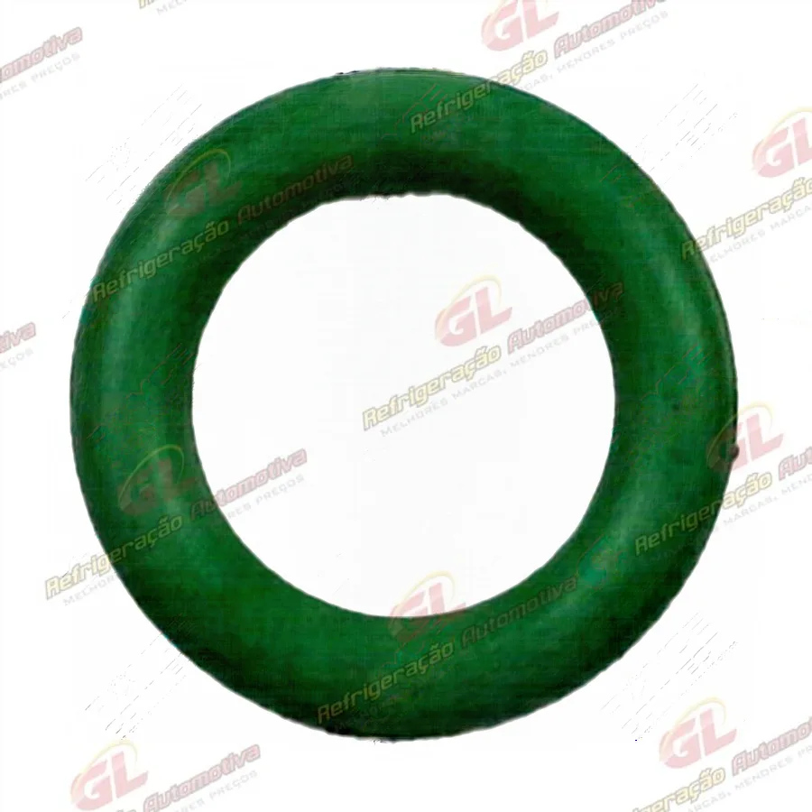 Anel O´ring 7x2mm HNBR verde R134a - Pacote 50 Pçs