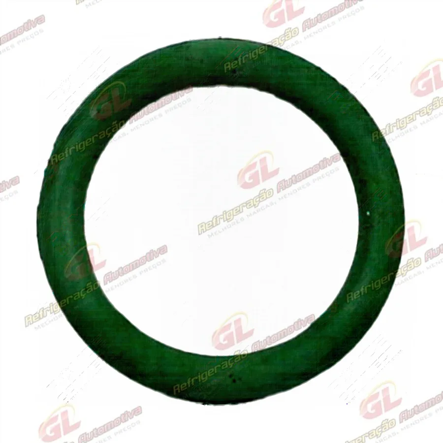Anel O´ring 9x1,5mm HNBR verde R134a - Pacote 50 Pçs