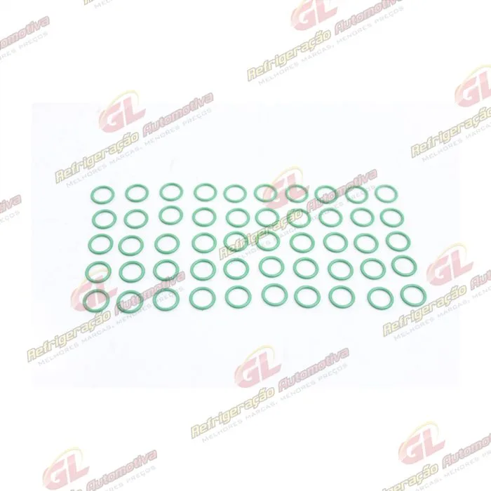 Anel O´ring 9,2x1,8mm HNBR verde R134a - Pacote 50 Pçs — foto 3