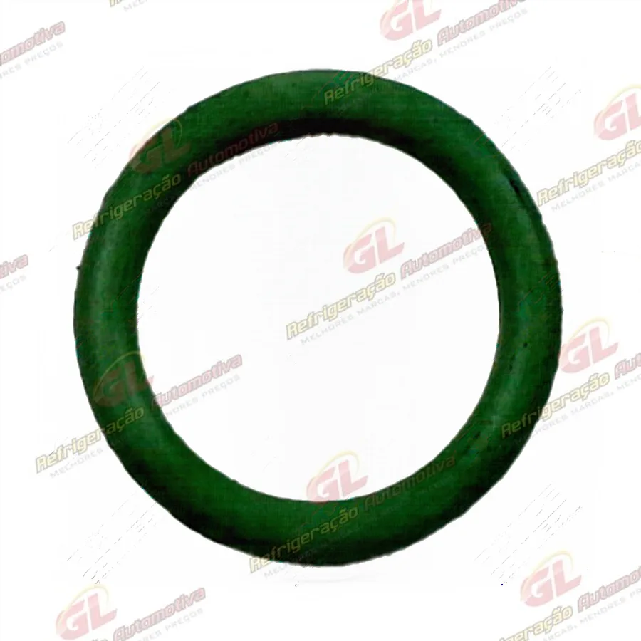 Anel O´ring 10,5x1,85mm HNBR verde R134a - Pacote 50 Pçs