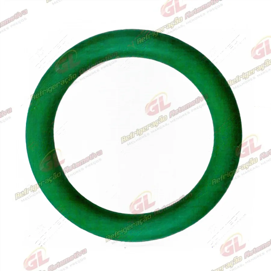 Anel O´ring 13,6x2,4mm HNBR verde R134a - Pacote 50 Pçs