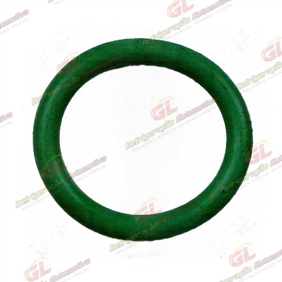 Anel O´ring 15,5x2,6mm HNBR verde R134a - Pacote 50 Pçs