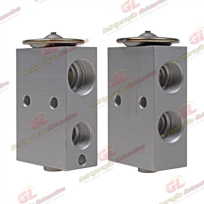 Válvula de Expansão Block 2.T Spheros R134a Motoniveladora New holland G170/ G170VP/ RG140/ RG170/ RG170.B/ RG200.B OEM: 32745700/ 75252027