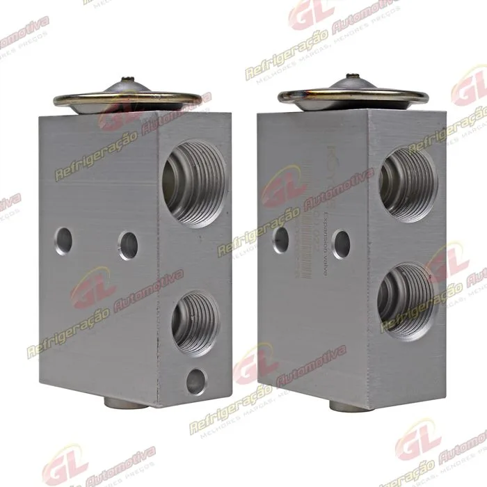 Válvula de Expansão Block 2.T Spheros R134a Motoniveladora New holland G170/ G170VP/ RG140/ RG170/ RG170.B/ RG200.B OEM: 32745700/ 75252027