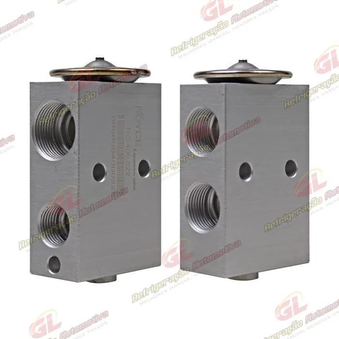 Válvula de Expansão Block 2.T Spheros R134a Motoniveladora New holland G170/ G170VP/ RG140/ RG170/ RG170.B/ RG200.B OEM: 32745700/ 75252027 — foto 2