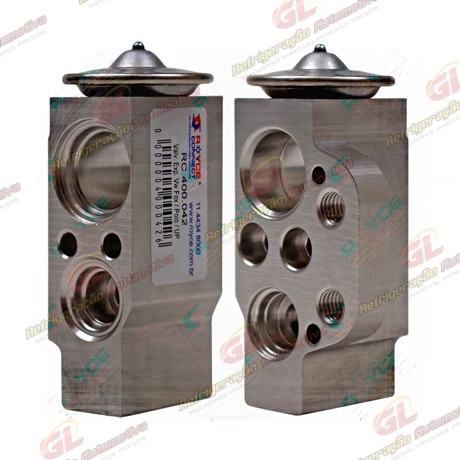 Válvula de Expansão Block Volkswagen UP/ Fox/ Polo/ Gol/ Voyage G5/G6/ Audi A1 OEM : 5Z0820679/ 6Q0820679F/ 5U0820679B