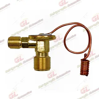 Válvula de Expansão Radial M16xM22 1 Capilar 1.5t Fiat Uno/ Trator Uniport Mitsubishi L200 R134a - Qualidade BB