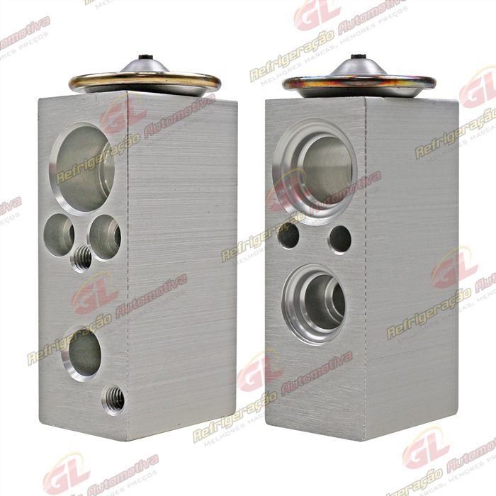 Válvula de Expansão Renault Master/ Fluence/ Sandero/Logan 2013> Fiat Uno 2010/ Palio 2012> Cronos/ Argo 2013> Jeep Renegade 2013> Máquina Case Patriot 250 a 350/ Farmal 110A a 130A/ New Holland T4 / T5