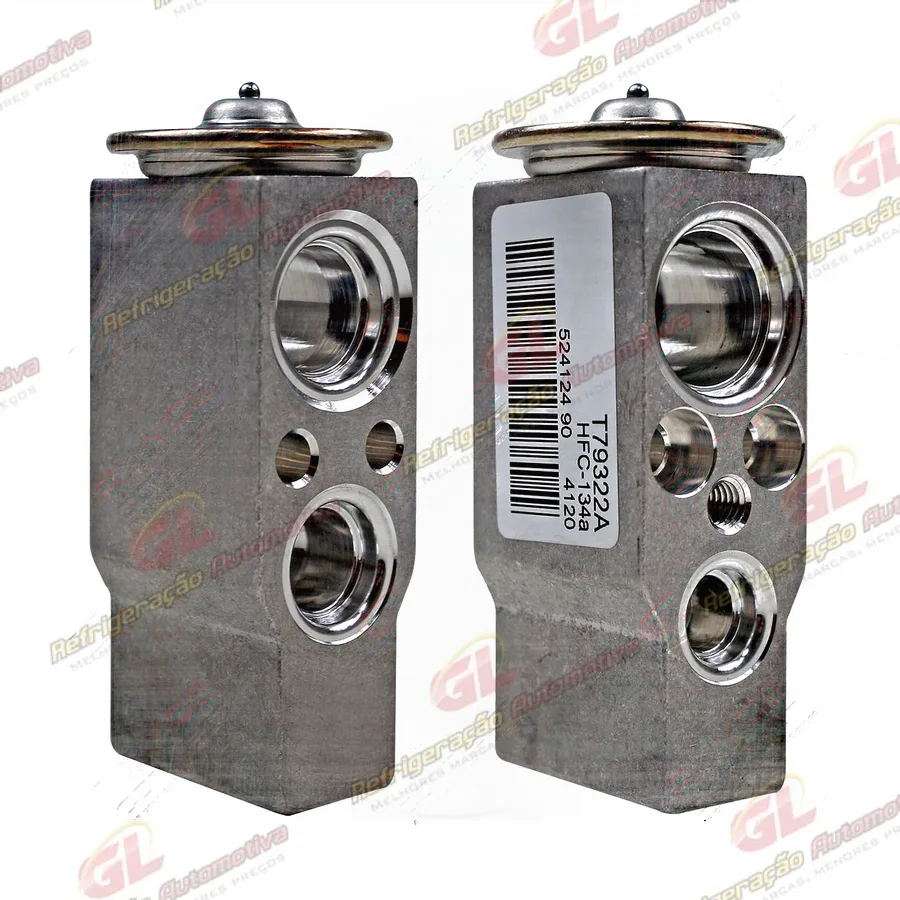 Válvula de Expansão Valeo Block 1,5t O´Ring Descarga 9x12 Sucção 18x15 Chevrolet Vectra 1997 / Scenic / Peugeot / Citröen / Caminhão Volkswagen / Scania 2008 Até 2017