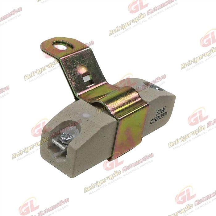 Resistência do Eletroventilador Volkswagen Gol/ Parati/ Saveiro >1994 sem Chicote ( Veiculo Com Ar Condicionado ) - 12 Volts