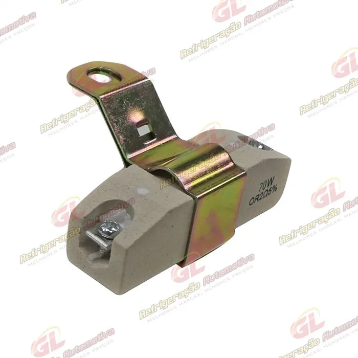 Resistência do Eletroventilador Volkswagen Gol/ Parati/ Saveiro >1994 sem Chicote ( Veiculo Com Ar Condicionado ) - 12 Volts