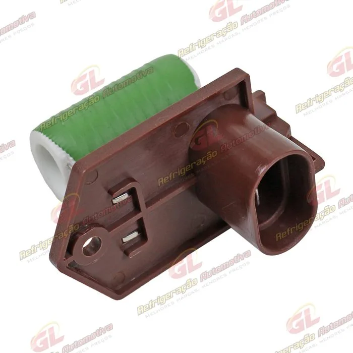 Resistência do Eletroventilador do Radiador Sistema Denso Fiat Novo Uno Way/ Uno Vivace/ Mobi/ Grand Siena/ Palio/ Strada/ Bravo/ Toro/ Jeep Renegade - 12 Volts OEM: 51905875/ 51890981