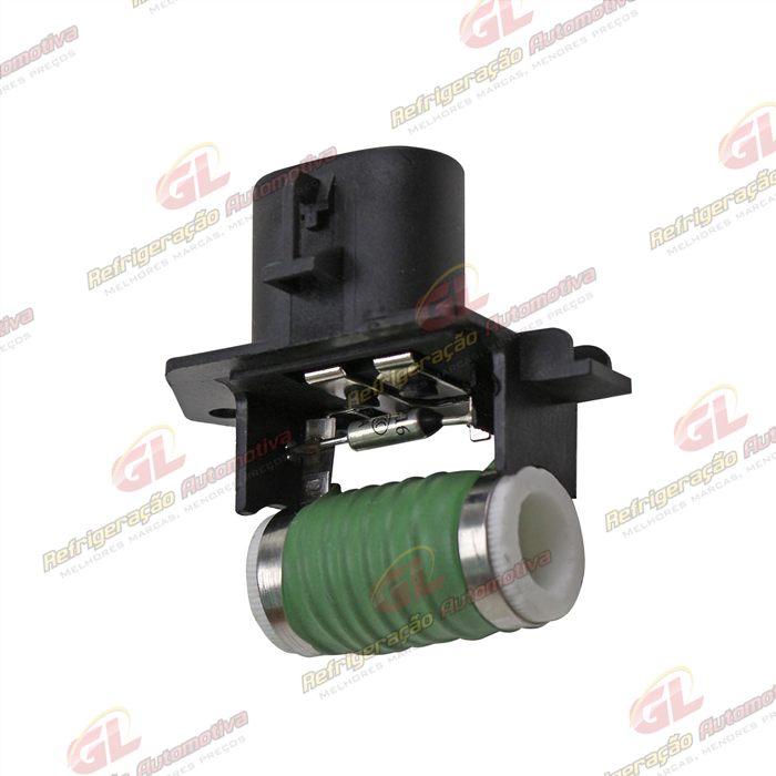 Resistência do Eletroventilador do Radiador Fiat Novo Uno 2010>/ Palio 2012> 12 Volts Sistema Denso