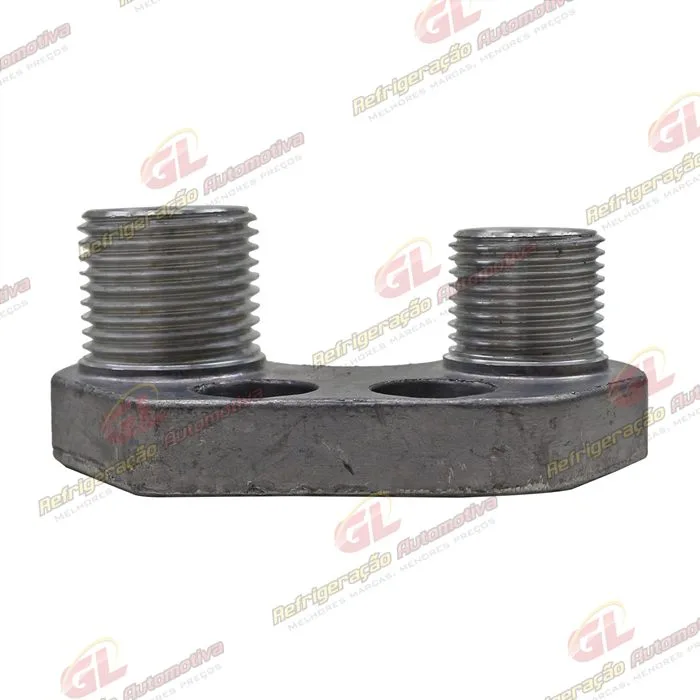 Válvula Conector Compressor Sanden 7B10 - Alumínio — foto 2