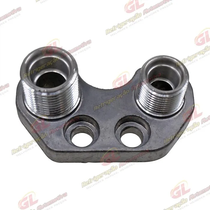 Válvula Conector Compressor Sanden 7B10 - Alumínio — foto 3