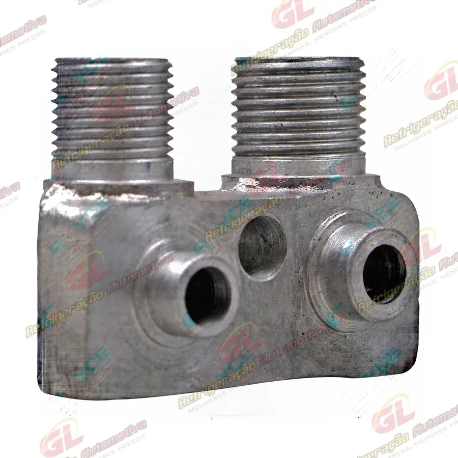 Válvula Conector Compressor Delphi 9011 para Adaptação para Outros Veiculos - Alumínio