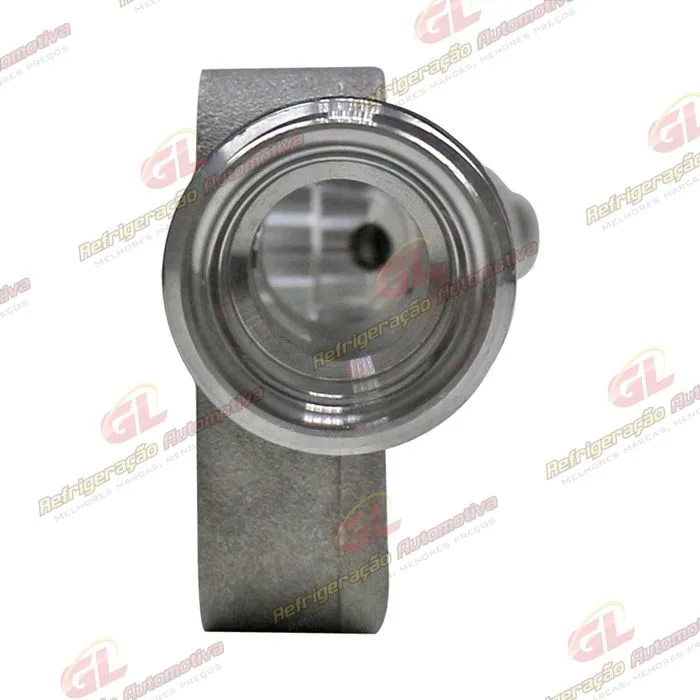 Válvula de Sucção do Compressor Denso 6P148 com Válvula de Serviço R134a - Alumínio — foto 5
