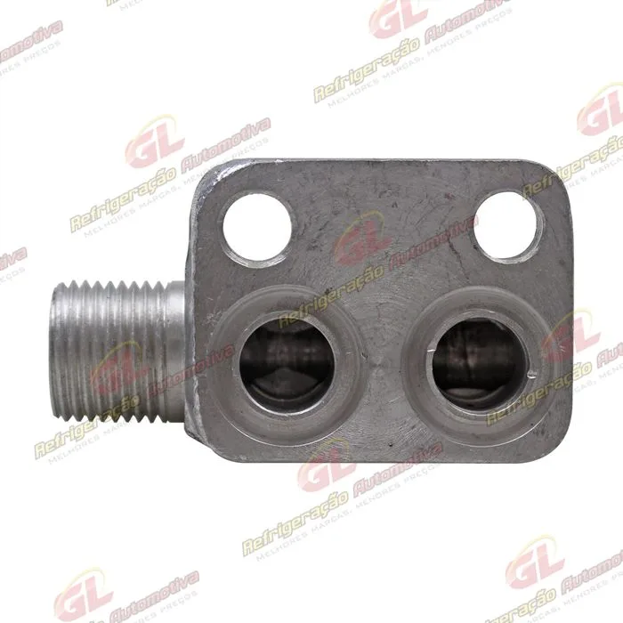 Válvula de Descarga do Compressor Denso 10P08 sem Válvula de Serviço R134a - Alumínio — foto 5