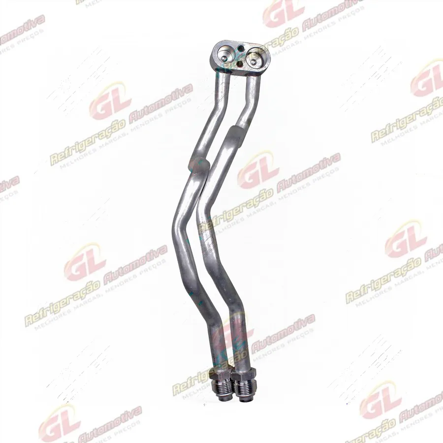 Conector de Saida do Evaporador Fiat Palio Fire Válvula Expansão Santana ( Adaptação em Outros Veiculos ) - Alumínio