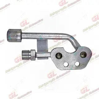 Conector Adaptador do Compressor 7B10 para Adaptação no Chevrolet Corsa com Compressor Zexel - Alumínio