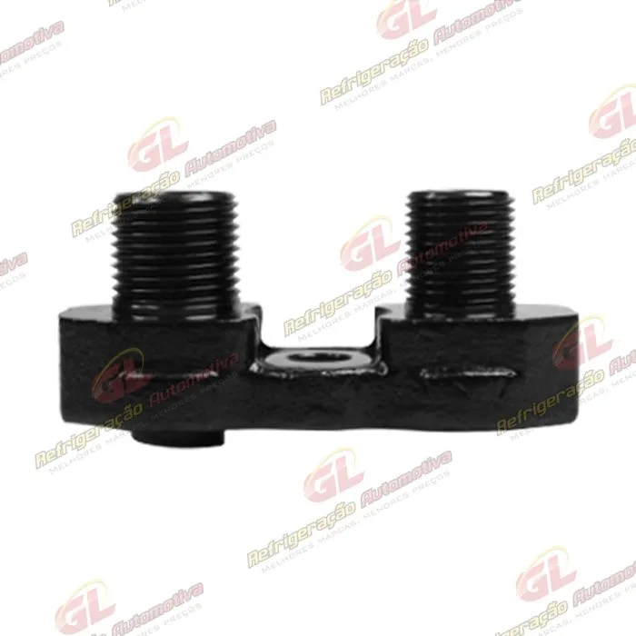 Conector Adaptador Horizontal Compressor 7H15 3/4``x7/8`` - Aço