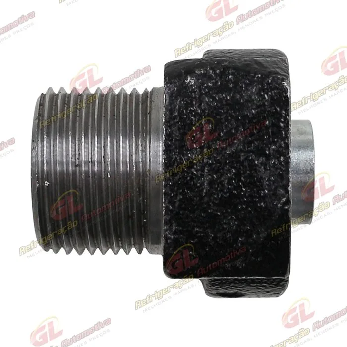 Conector Adaptador Horizontal Compressor 7H15 1``x1`` - Aço — foto 4