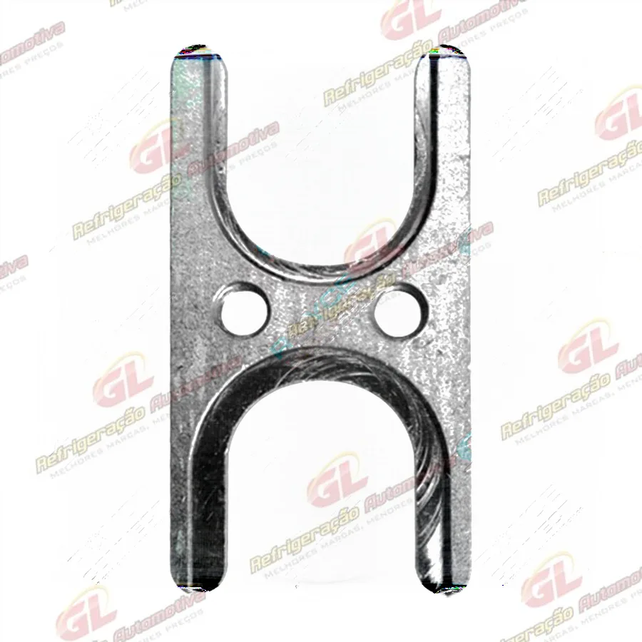 H para Fixação da Válvula Expansão ao Condensador 2 Furos Radial 8mm e 10mm Universal - Aço