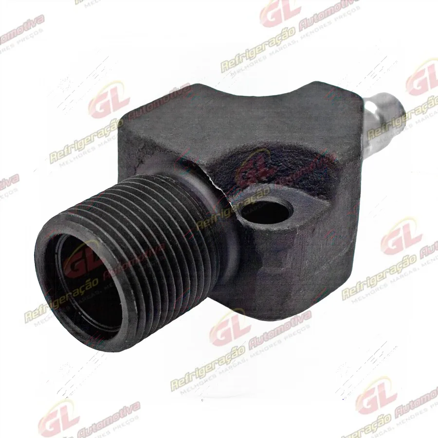 Conector de Sucção do Compressor Ônibus TM31 RC.600.060 / RC.600.061 - Aço