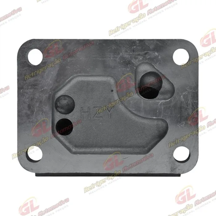 Válvula Conectora do Compressor Denso 10PA15 RC.600.257 Caminhão MB 2831 2009> - Alumínio — foto 3