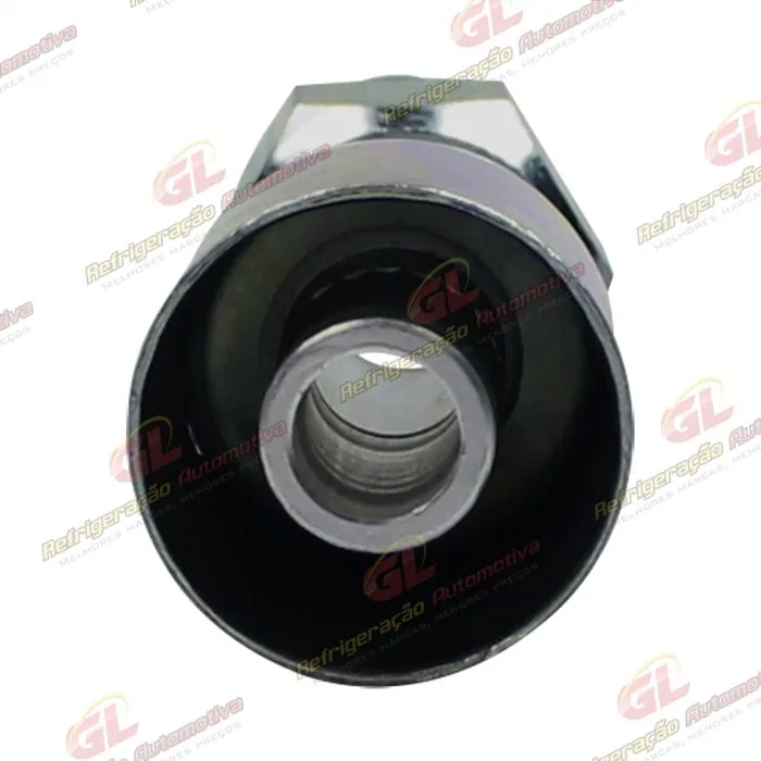 Conexão Flare Reta Fêmea 10mm Aluminio c/Clip — foto 4