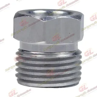 Niple De Aluminio Para Conexão 10mm O´ring Rosca 7/8