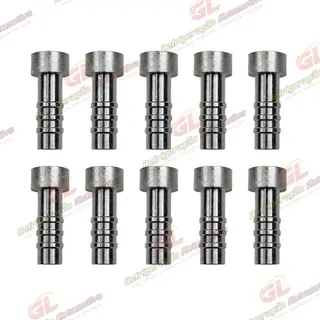 Conexão Salva Vida 10mm Aluminio Encaixe Interno Pacote Com 10 Pçs