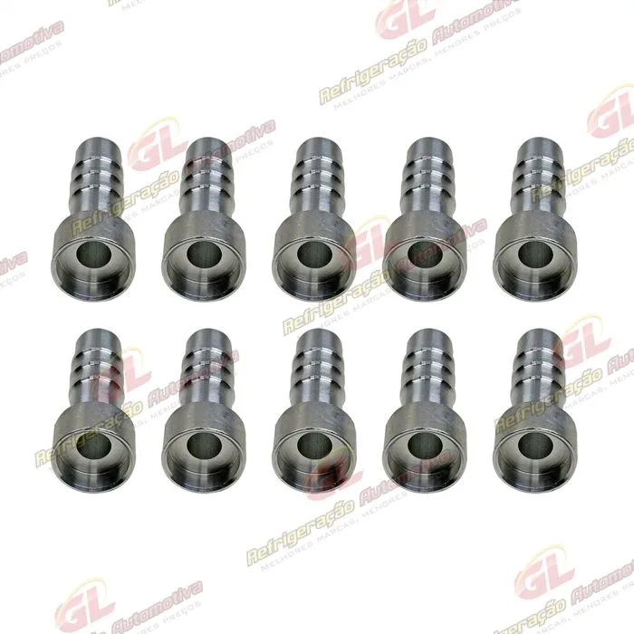 Conexão Salva Vida 10mm Aluminio Encaixe Interno Pacote Com 10 Pçs — foto 3