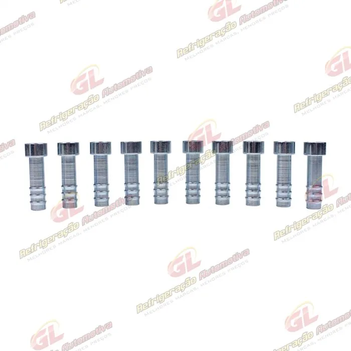 Conexão Salva Vida 08mm Aço Encaixe Interno Pacote Com 10 Pçs