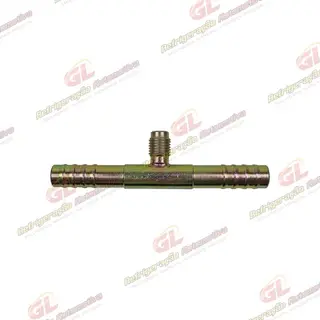 Emenda 08mm Aço c/Válvula de Serviço R12 s/Clip