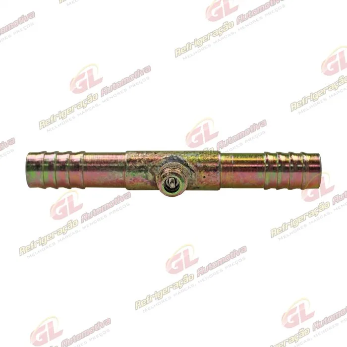 Emenda 10mm Aço c/ Válvula de Serviço R12 s/Clip — foto 3