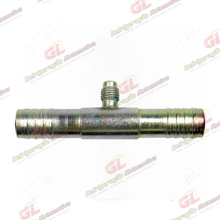 Emenda 12mm aço c/ Válvula de Serviço R12 s/ clip
