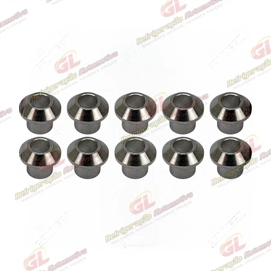 Adaptador Anilha Aluminio 6mm O'ring Para Flare - Pacote 10 Pçs
